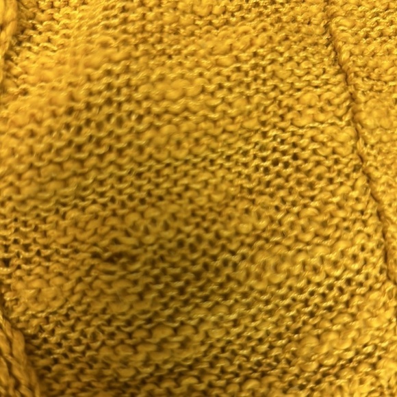 TAHARI Woman’s Long Sleeve Knit Cardigan Mustard Yellow Size M. (s029) - Picture 5 of 6